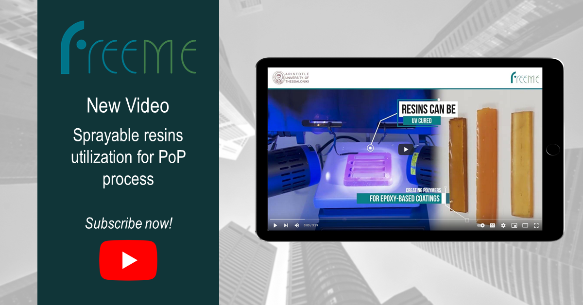 FreeMe Video: Sprayable resins utilization for PoP process - FreeMe Project